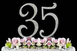 Поздравительные с юбилеем 35 женщине
